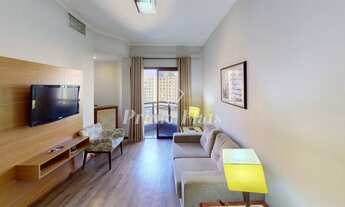 Imagem 3: Flat disponível para locação no Hotel Massis, com 50m², 1 dormitório e 1 vaga de garagem