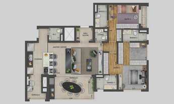 Imagem 4: Expression Ibirapuera | Construtora Eztec | Pronto | 122 metros | 03 suítes