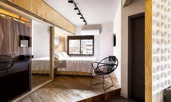 Imagem 6: Flat disponível para venda no Contemporâneo Home e Service, com 42m², 1 dormitório e 1 vag