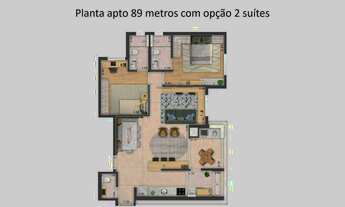 Imagem 4: Rarità Lorenzini Construtora Lorenzi Construção 90 metros 03 dormitórios suíte