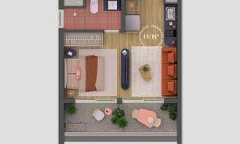 Imagem 4: Ollie 117 Pinheiros | Construtora One | Construção | 34 metros