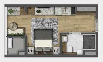 Imagem 4: Raízes Vila Prudente | Construtora Mitre | Pronto | 26 metros | studios com varanda