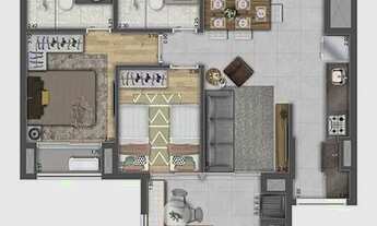 Imagem 4: Raízes Vila Prudente | Construtora Mitre | Pronto | 62 metros | 02 dormitórios | suíte