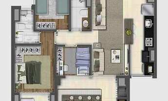 Imagem 5: Raízes Vila Prudente | Construtora Mitre | Pronto | 78 metros | 03 dormitórios | suíte