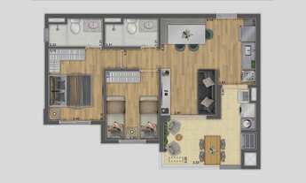 Imagem 5: Win Ibitirama | Construtora Econ | Construção | 54 metros | 02 dormitórios | suíte