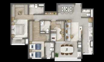 Imagem 6: Raízes Jardim São Paulo | Construtora Mitre | Construção | 106 metros | 03 suítes