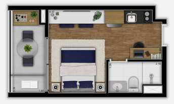 Imagem 4: Hub Alto da Boa Vista | Aam Incorporadora | Pronto | 23 metros | studios