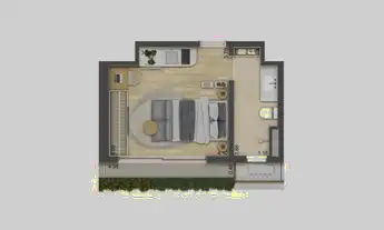 Imagem 7: Haddock 885 Studios | Construtora Mitre | Pronto | 26 metros | Studios com varanda