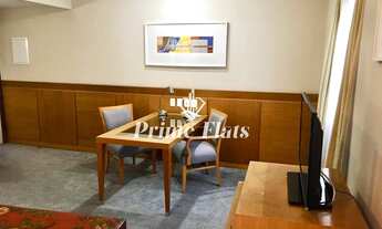 Imagem 3: Flat disponível para locação no Meliá Jardim Europa, com 29m², 1 dormitório e 1 vaga de ga