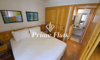 Imagem 3: Flat disponível para locação no Hotel Hampton Park, com 1 dormitório, vaga de garagem e 31