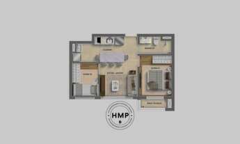 Imagem 4: Mooca Smart Space | Construtora Diálogo | Lançamento | 40 metros | 02 dormitórios