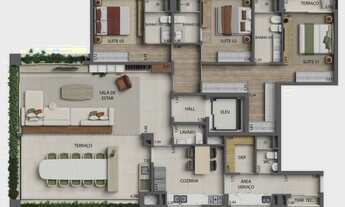 Imagem 4: Monã The Grand Lodge | Construtora Diálogo | Construção | 197 metros | 03 suites