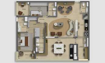 Imagem 4: The Grand Padre Adelino | Construtora Diálogo | Construção | 125 metros | 03 suítes