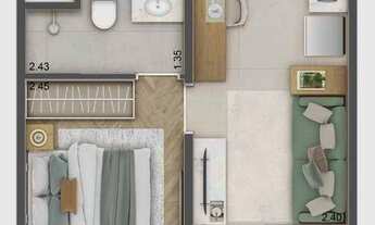 Imagem 4: Haus Mitre Station Brooklin | Construtora Mitre | Construção | 31 metros | 01 suíte