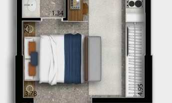 Imagem 4: Mob Apartaments | Construtora Dubaí | Construção | 25 metros | studios com varanda