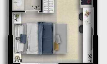 Imagem 5: Mob Apartaments | Construtora Dubaí | Construção | 25 metros | studios com varanda