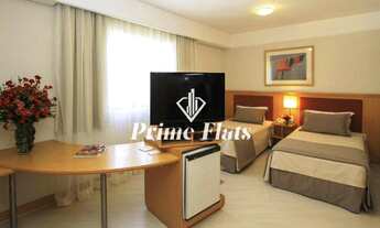 Imagem 6: Flat disponível para venda no Hotel Bienal Suítes, com 28m², 1 dormitório e 1 vaga de gara