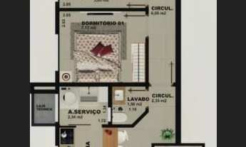 Imagem 3: Apartamento com 3 dormitórios, sendo 1 suíte, para Venda em Barra Velha / SC no bairro Tab
