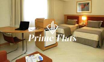 Imagem 7: Flat disponível para venda no Hotel Bienal Suítes, com 28m², 1 dormitório e 1 vaga de gara