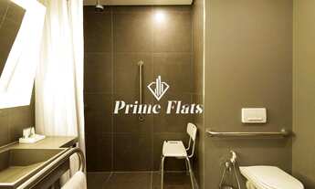 Imagem 3: Flat disponível para venda no Novotel Santos Gonzaga, com 27m², 1 dormitório e 1 vaga