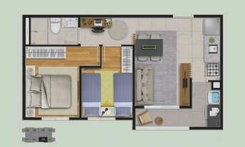 Imagem 5: Lazer e Vida Bonsucesso | Construtora Smart | Construção | 43 metros | 02 dormitórios