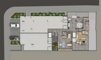 Imagem 2: Praça Vigário Construtora RHF Construção 40 metros 02 dormitórios com varanda