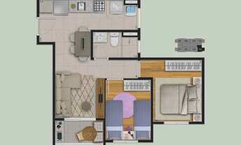 Imagem 4: Lazer e Vida Bonsucesso | Construtora Smart | Construção | 43 metros | 02 dormitórios