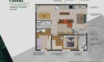 Imagem 5: Elleva Praça da Moça | Construtora Avita | Construção | 65 metros | 03 dormitórios