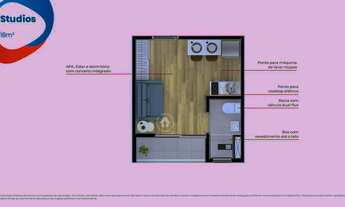 Imagem 4: Metrocasa Penha de França | Lançamento | 18 metros | Studios com varanda