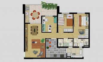 Imagem 5: Arken Edifício Volt | Construtora Vegus | Pronto | 77 metros | 02 dormitórios | suíte