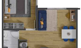 Imagem 5: Vibra Estação São Matheus | Construtora Vibra | Construção | 30 metros | 01 dormitório