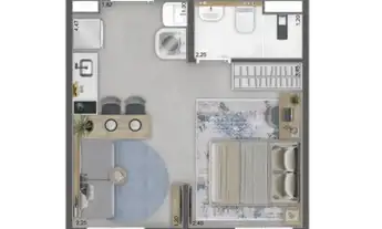 Imagem 4: Pop Osasco | Construtora BP8 | Construção | 24 metros | studios sem varanda