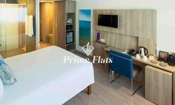 Imagem 2: Flat disponível para venda no Novotel Santos Gonzaga, com 27m², 1 dormitório e 1 vaga