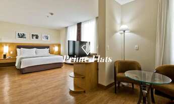 Imagem 2: Flat disponível para venda no Meliá Paulista, com 27m², 1 dormitório e 1 vaga