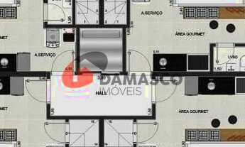 Imagem 3: Cobertura à venda 2 Quartos, 1 Vaga, Vila Bela Vista, Santo André - SP