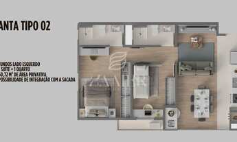 Imagem 7: Apartamento com 2 quartos à Venda, Saguaçu - Joinville