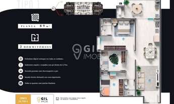 Imagem 2: Apartamento com 3 quartos à Venda, Jardim Paraíba - Jacareí