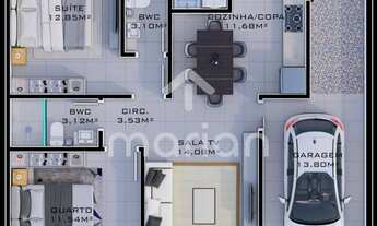 Imagem 6: Casa com 1 quarto, Itacolomi - Balneário Piçarras