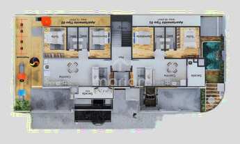 Imagem 2: Apartamento com 2 quartos, Itacolomi - Balneário Piçarras