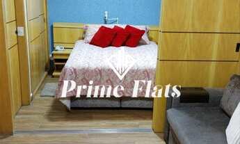 Imagem 2: Flat disponível para locação no Hotel Hampton Park, com 31m², 1 dormitório e 1 vaga