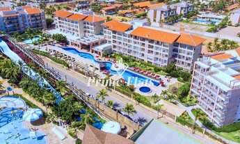 Imagem 2: Flat disponível para venda no Wellness Beach Park Resort, com 121m², 3 dormitórios e 1 vag