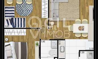 Imagem 2: Apartamento com 2 quartos à Venda, Jardim Flórida - Jacareí