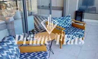 Imagem 7: Flat para locação de alto padrão no V House Faria Lima, com 1 dormitório, 1 vaga e com 46