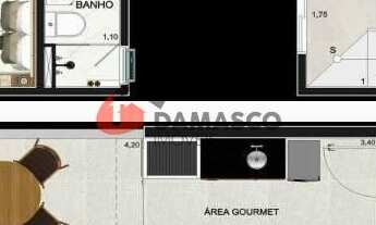 Imagem 4: Cobertura à venda 2 Quartos, 1 Vaga, Vila Bela Vista, Santo André - SP