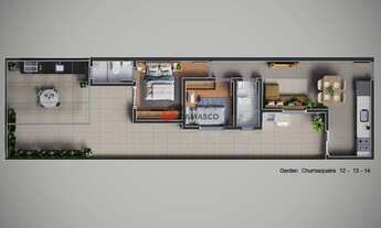 Imagem 7: Cobertura à venda 2 Quartos, 1 Suite, 1 Vaga, Campestre, Santo André - SP