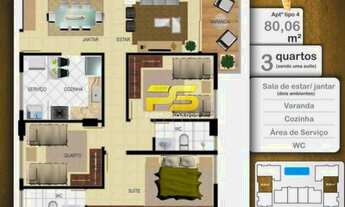 Imagem 3: Apartamento para venda no Aquamares Residence