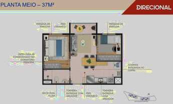 Imagem 4: Reserva Urban Clube | Construtora Direcional | Pronto | 37 metros | 02 dormitórios