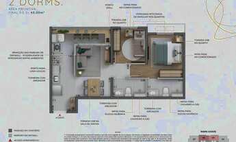 Imagem 5: Signature Barra Funda Residence Riva | Construção | 45 metros | 02 dormitórios | suíte
