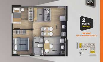 Imagem 4: Smart Mix Santana | Construtora Evo | Construção | 39 metros | 02 dormitórios