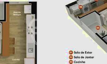 Imagem 6: Apartamento com 2 quartos, Loteamento Jardim Sol Nascente - Jacareí